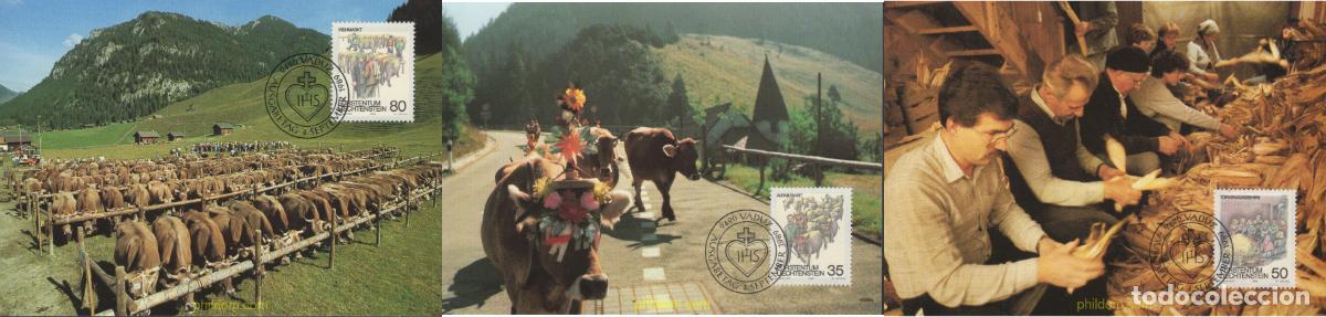 Sellos: 643727 MNH LIECHTENSTEIN 1989 TRADICIONES DE OTO&Ntilde;O