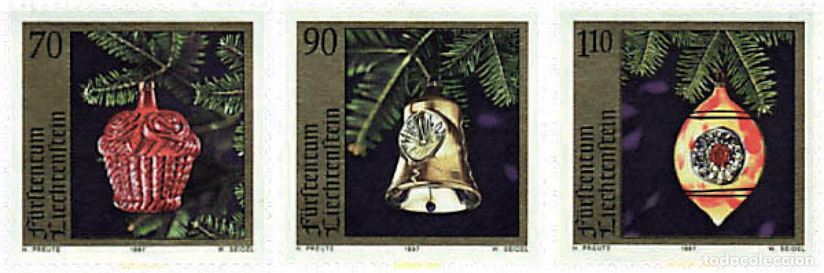 Selos: 80172 MNH LIECHTENSTEIN 1997 NAVIDAD. ANTIGUAS DECORACIONES DE VIDRIO