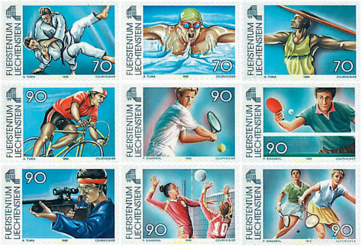 Sellos: 80202 MNH LIECHTENSTEIN 1999 LIE-GAMES 99. JUEGOS DE PEQUE&Ntilde;OS ESTADOS EUROPEOS