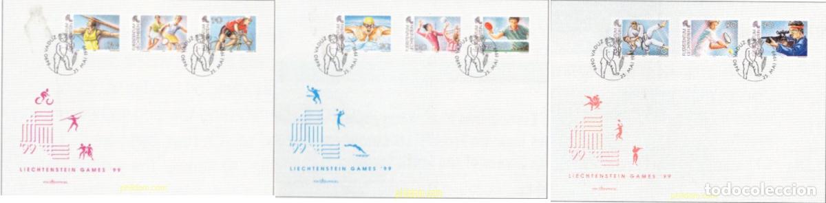 Sellos: 218243 MNH LIECHTENSTEIN 1999 LIE-GAMES 99. JUEGOS DE PEQUE&Ntilde;OS ESTADOS EUROPEOS