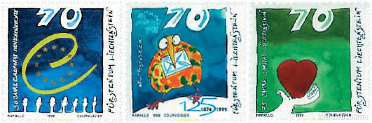 Sellos: 80189 MNH LIECHTENSTEIN 1999 ANIVERSARIOS
