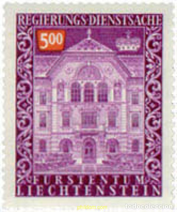 Sellos: 80791 MNH LIECHTENSTEIN 1989 SEDE DEL GOBIERNO DE VADUZ
