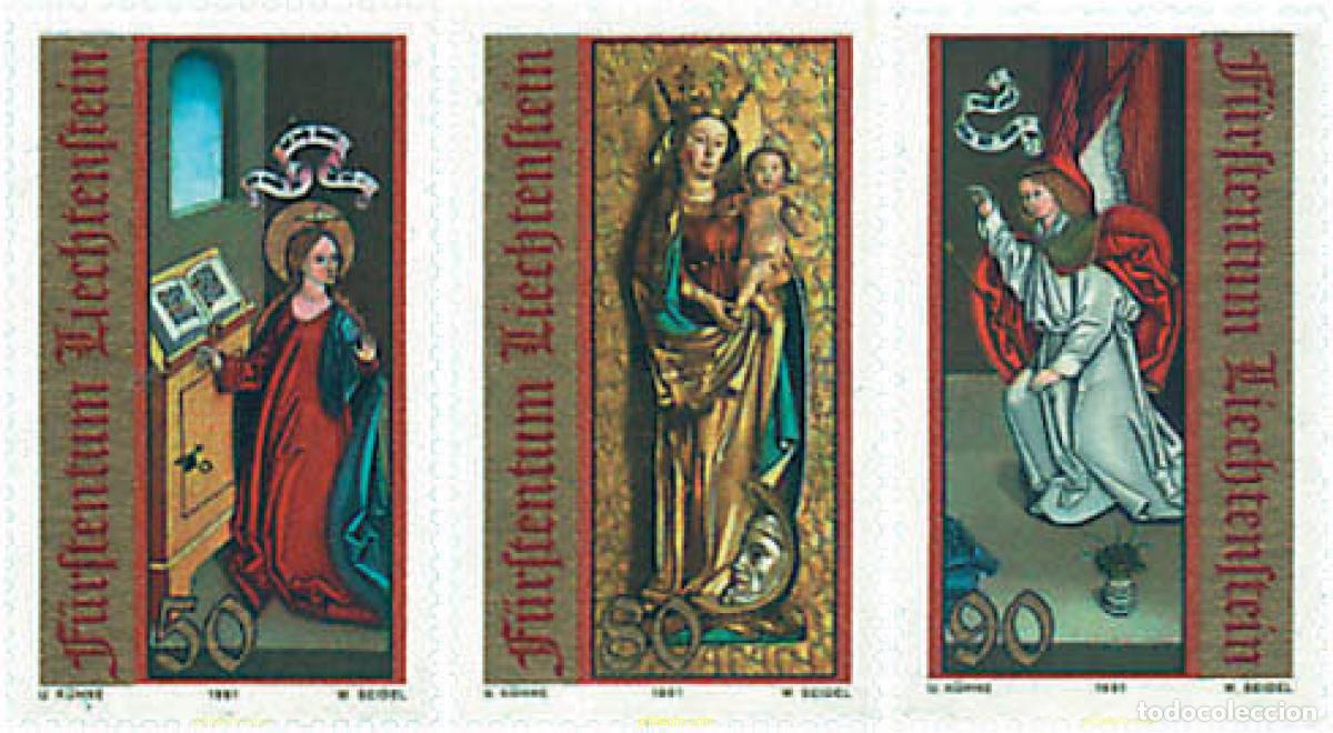 Sellos: 82176 MNH LIECHTENSTEIN 1991 NAVIDAD. CAPILLA DE SAN MAMERTO, TRIESEN