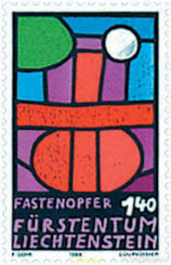 Sellos: 79104 MNH LIECHTENSTEIN 1986 OFRENDA DE CUARESMA