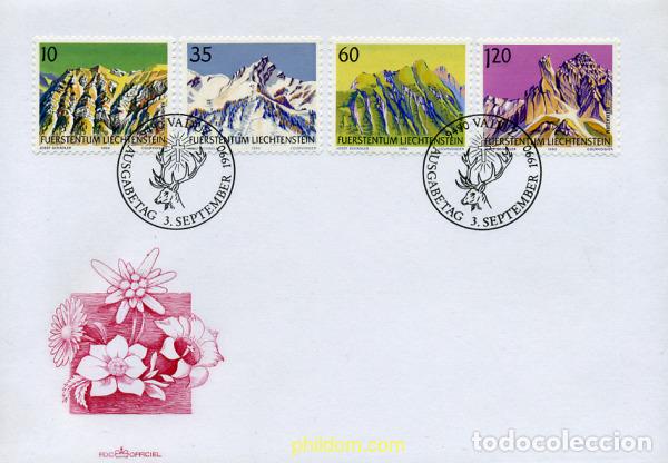 Francobolli: 285291 MNH LIECHTENSTEIN 1990 MONTA&Ntilde;AS