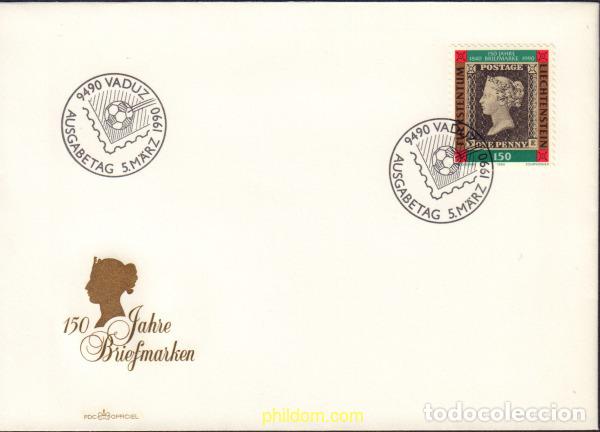 Francobolli: 375726 MNH LIECHTENSTEIN 1990 150 ANIVERSARIO DEL PRIMER SELLO