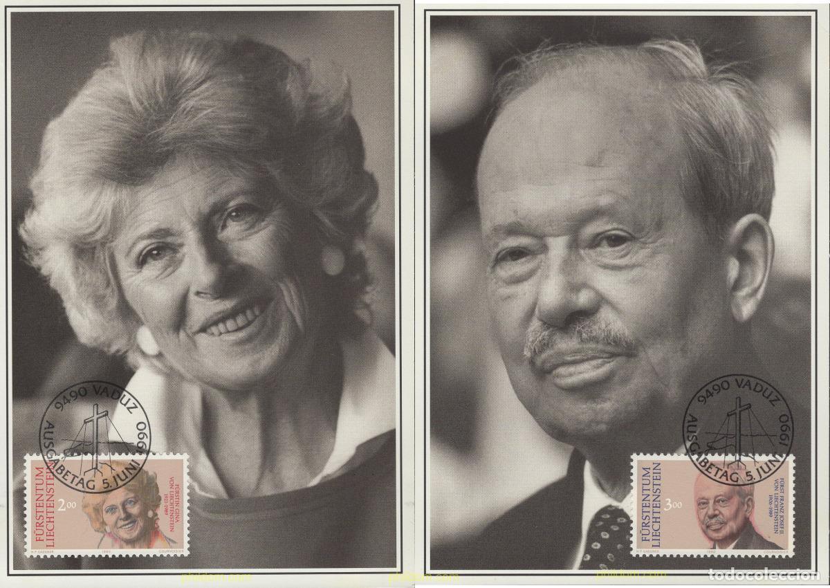 Briefmarken: 643721 MNH LIECHTENSTEIN 1990 RETRATOS DE LOS PRINCIPES