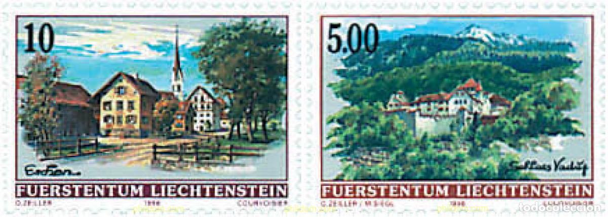 Briefmarken: 80167 MNH LIECHTENSTEIN 1996 VISTAS DE PUEBLOS