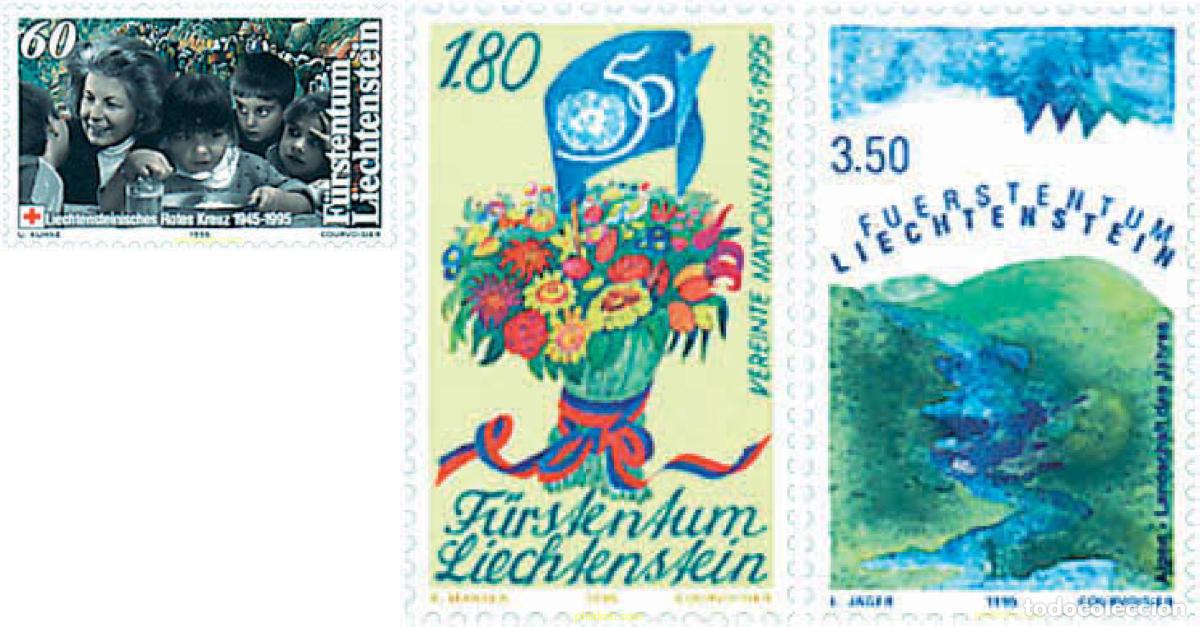 Sellos: 100051 MNH LIECHTENSTEIN 1995 ANIVERSARIOS Y ACONTECIMIENTOS