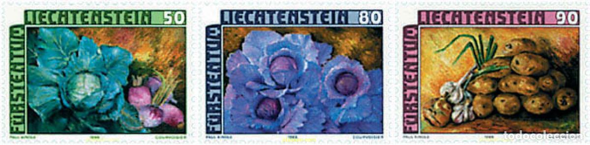 Sellos: 79106 MNH LIECHTENSTEIN 1986 PRODUCTOS DEL CAMPO