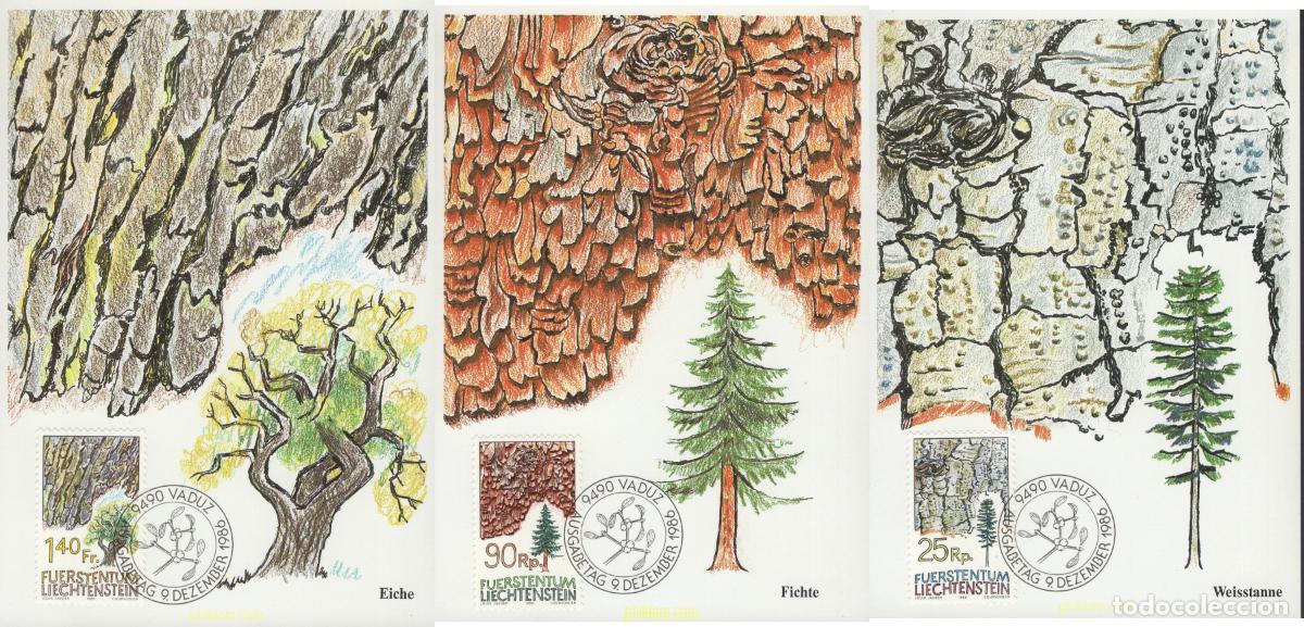 Timbres: 643888 MNH LIECHTENSTEIN 1986 LOS ARBOLES Y SU CORTEZA