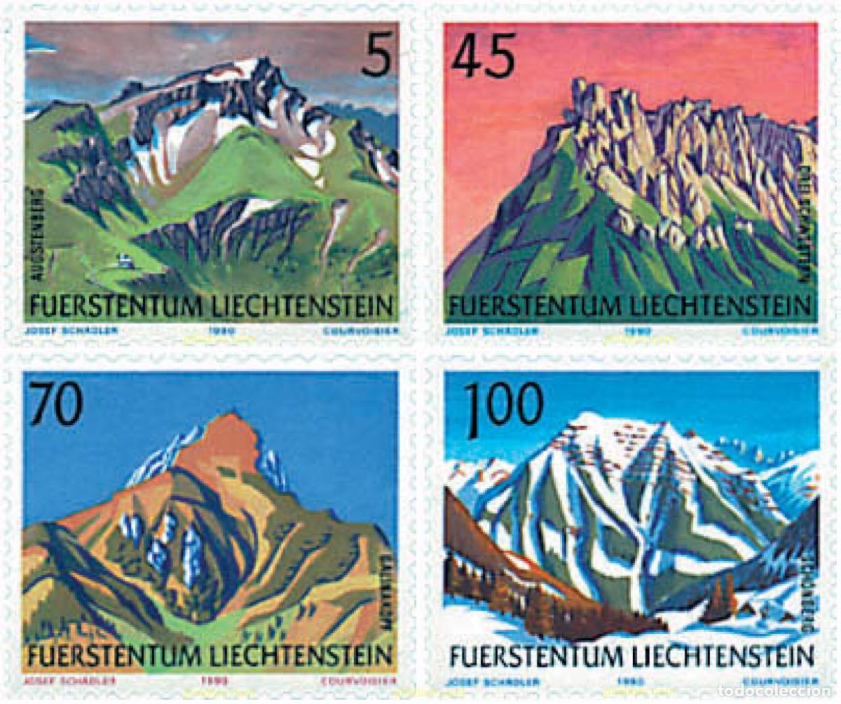 Timbres: 79834 MNH LIECHTENSTEIN 1990 MONTA&Ntilde;AS