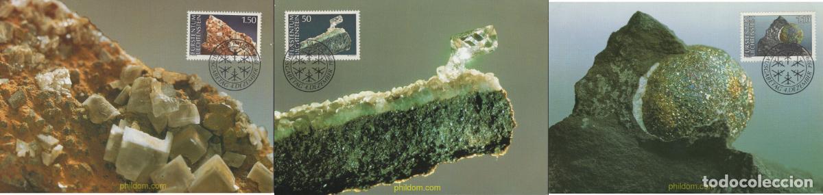 Timbres: 643726 MNH LIECHTENSTEIN 1989 MINERALES