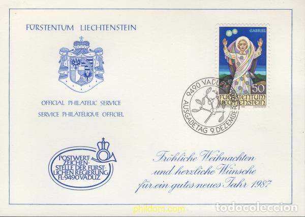 Timbres: 643838 MNH LIECHTENSTEIN 1986 NAVIDAD. LOS SANTOS ARCANGELES