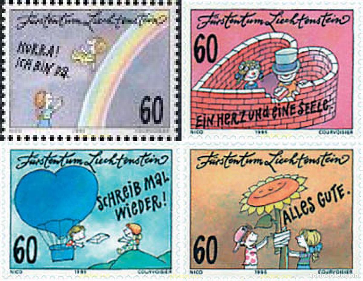 Sellos: 79120 MNH LIECHTENSTEIN 1995 EL PLACER DE ESCRIBIR