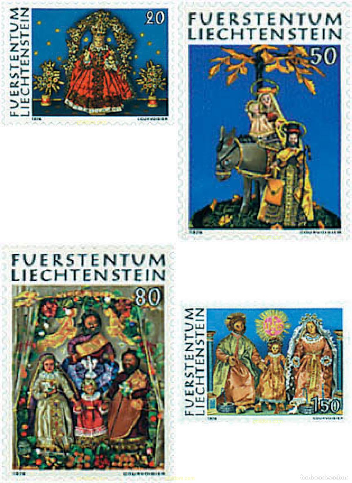 Sellos: 79999 MNH LIECHTENSTEIN 1976 NAVIDAD. ARTE POPULAR