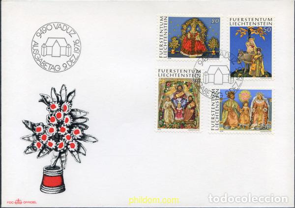 Sellos: 251830 MNH LIECHTENSTEIN 1976 NAVIDAD. ARTE POPULAR