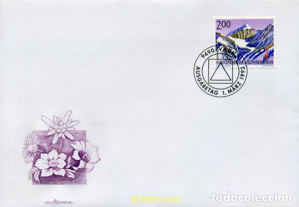 Sellos: 285293 MNH LIECHTENSTEIN 1993 MONTA&Ntilde;AS