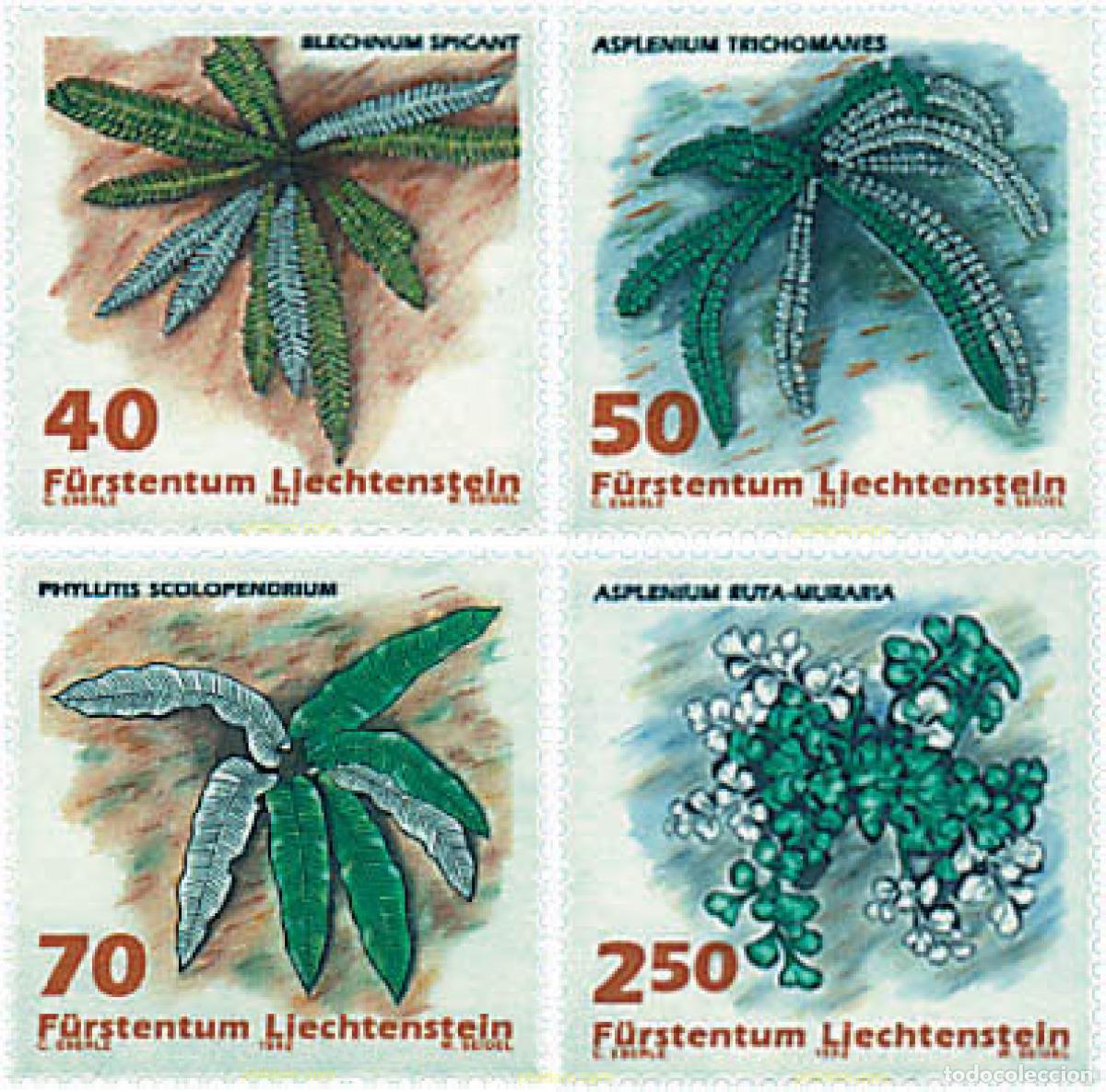 Sellos: 82971 MNH LIECHTENSTEIN 1992 HELECHOS