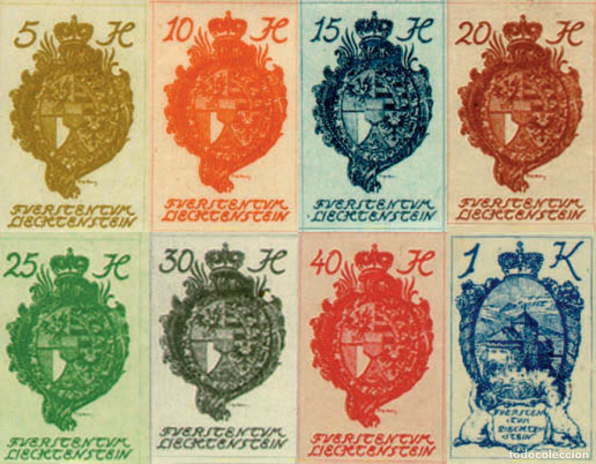 Sellos: 212647 HINGED LIECHTENSTEIN 1920 ESCUDO DE ARMAS