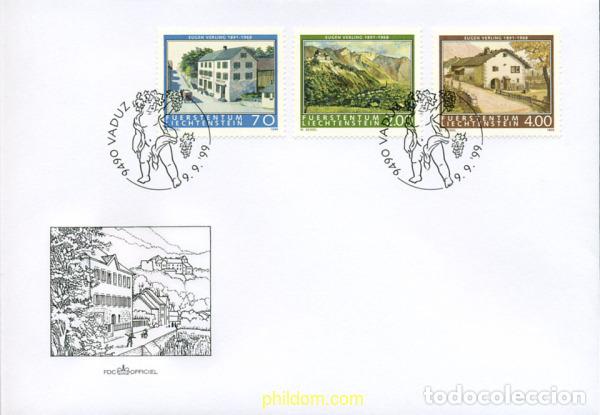 Sellos: 218494 MNH LIECHTENSTEIN 1999 PINTORES DE LIECHTENSTEIN. EUGEN VERLING