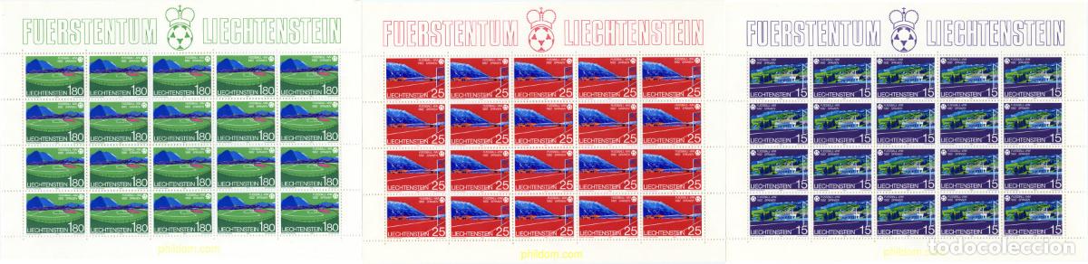 Sellos: 9436 MNH LIECHTENSTEIN 1982 COPA DEL MUNDO DE FUTBOL. ESPA&Ntilde;A-82