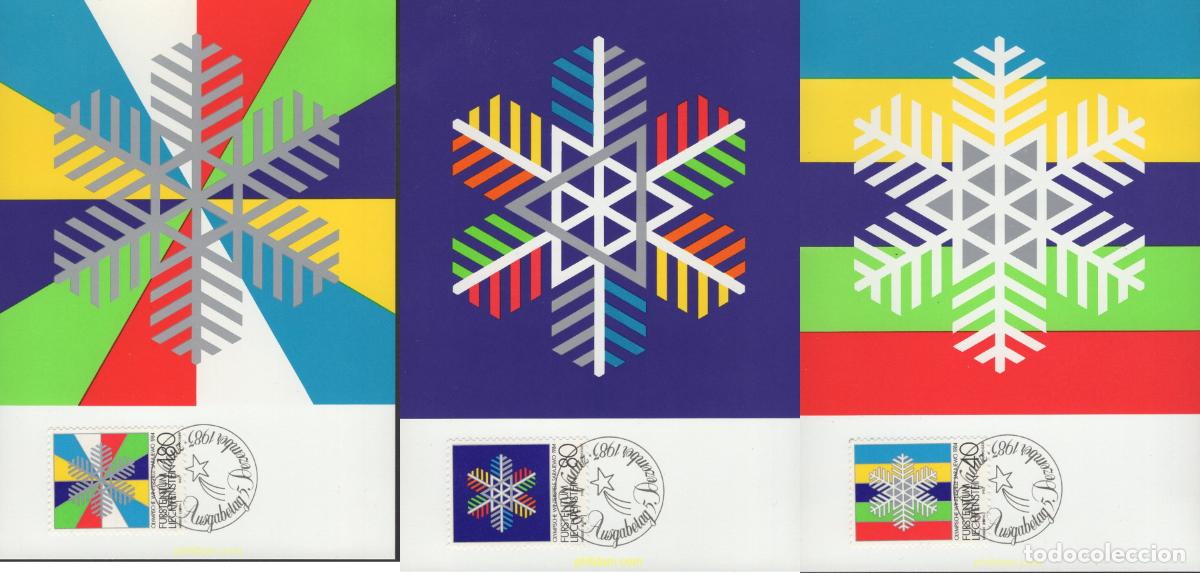 Sellos: 643860 MNH LIECHTENSTEIN 1983 14 JUEGOS OLIMPICOS INVIERNO SARAJEVO 1984