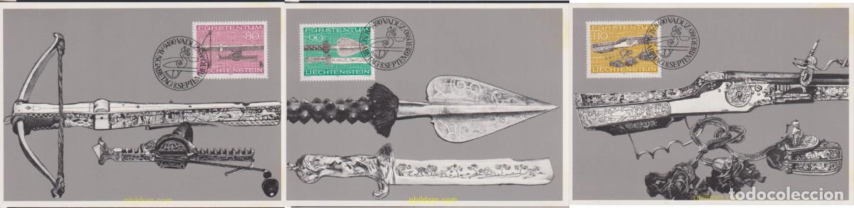 Briefmarken: 626747 MNH LIECHTENSTEIN 1980 ARMAS DE CAZA