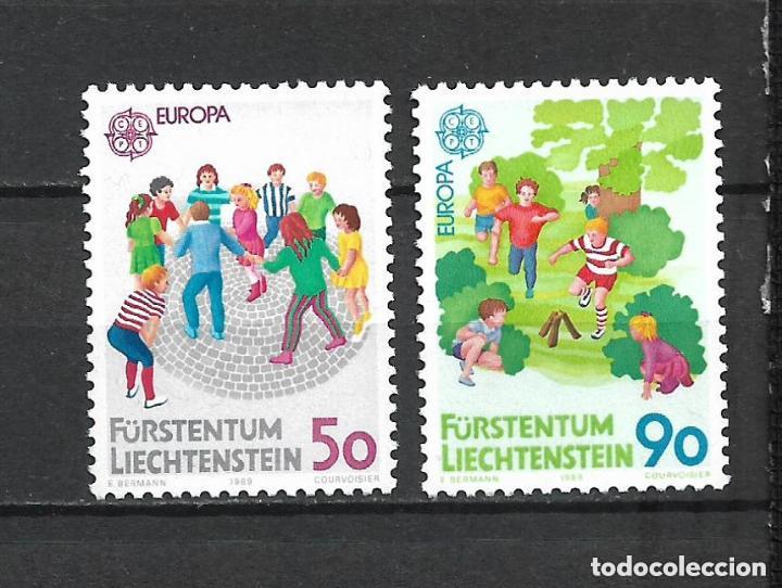 Briefmarken: liechtenstein 1989 serie completa ** mnh europa cept 2.10&euro; - 1/20