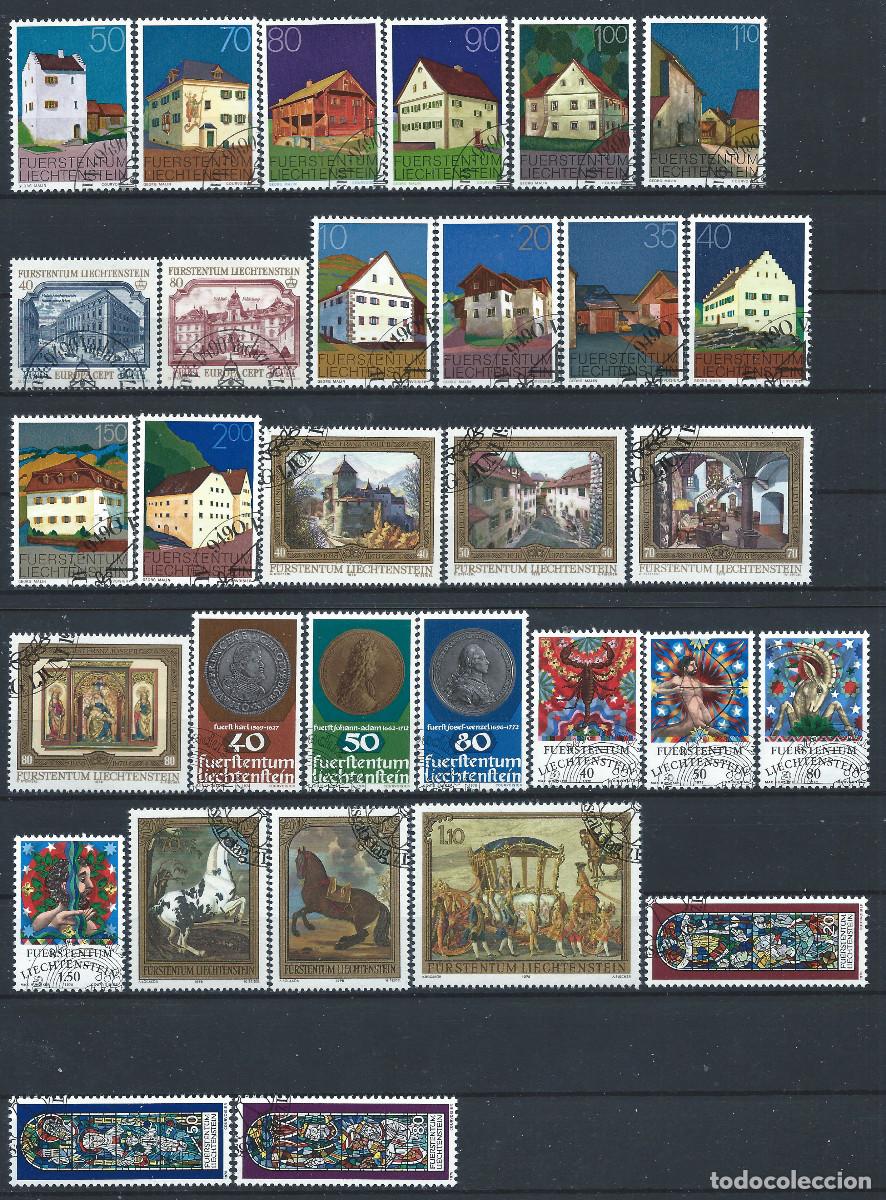 Sellos: Liechtenstein Lot 31 Tp Obl (FU) Ann&eacute;e 1978