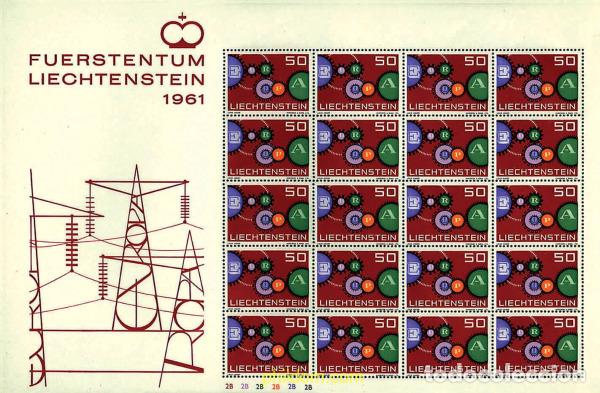 Sellos: 8798 MNH LIECHTENSTEIN 1961 EUROPA CEPT. PALOMA