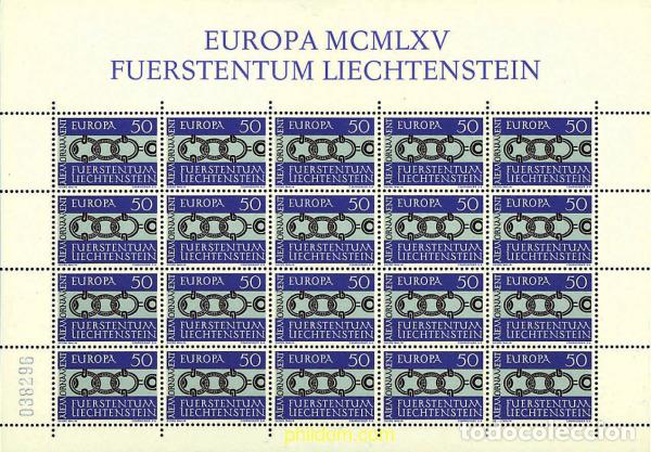 Sellos: 8802 MNH LIECHTENSTEIN 1965 EUROPA CEPT