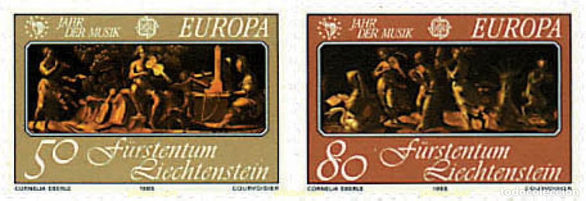 Sellos: 82527 MNH LIECHTENSTEIN 1985 EUROPA CEPT. A&Ntilde;O EUROPEO DE LA MUSICA