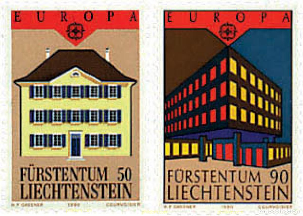 Sellos: 77723 MNH LIECHTENSTEIN 1990 EUROPA CEPT. OFICINAS POSTALES