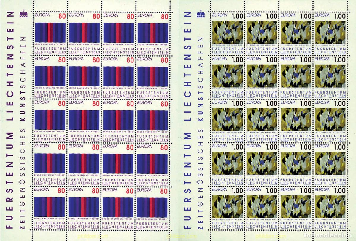 Sellos: 8830 MNH LIECHTENSTEIN 1993 EUROPA CEPT. ARTE CONTEMPORANEO