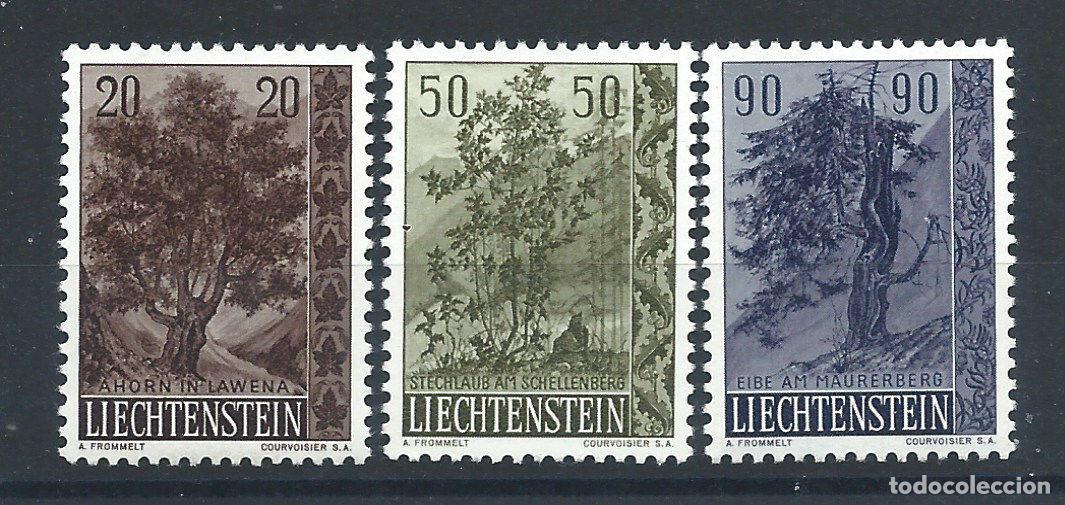 Sellos: Liechtenstein N&deg;333/35** (MNH) 1958 - Flore &rdquo;Arbres et Arbustes&rdquo;