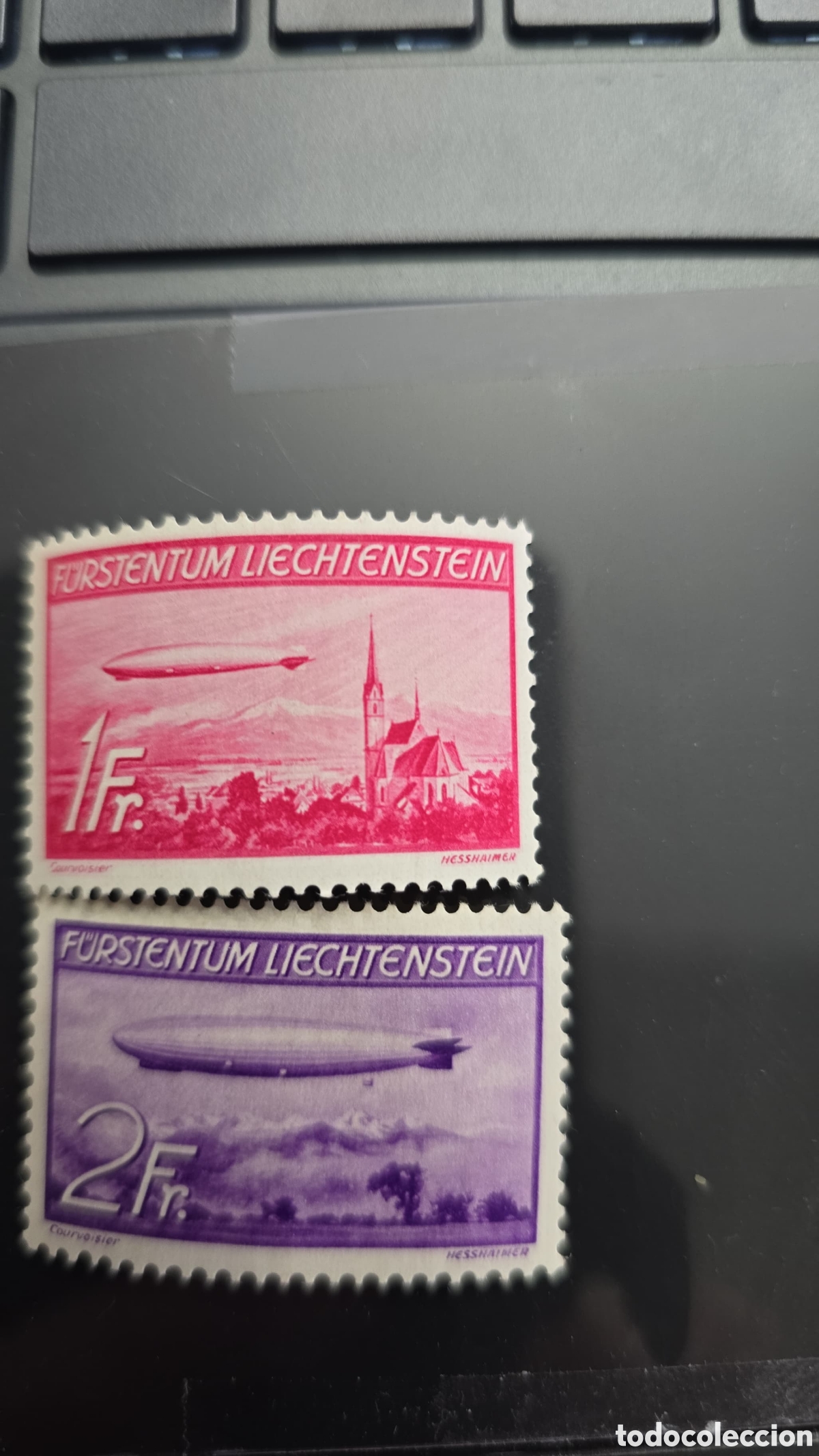 Sellos: CA)Liechtenstein.1931 Airmail / Flight of the Zeppelin Director (Graf Zeppelin). Mnh