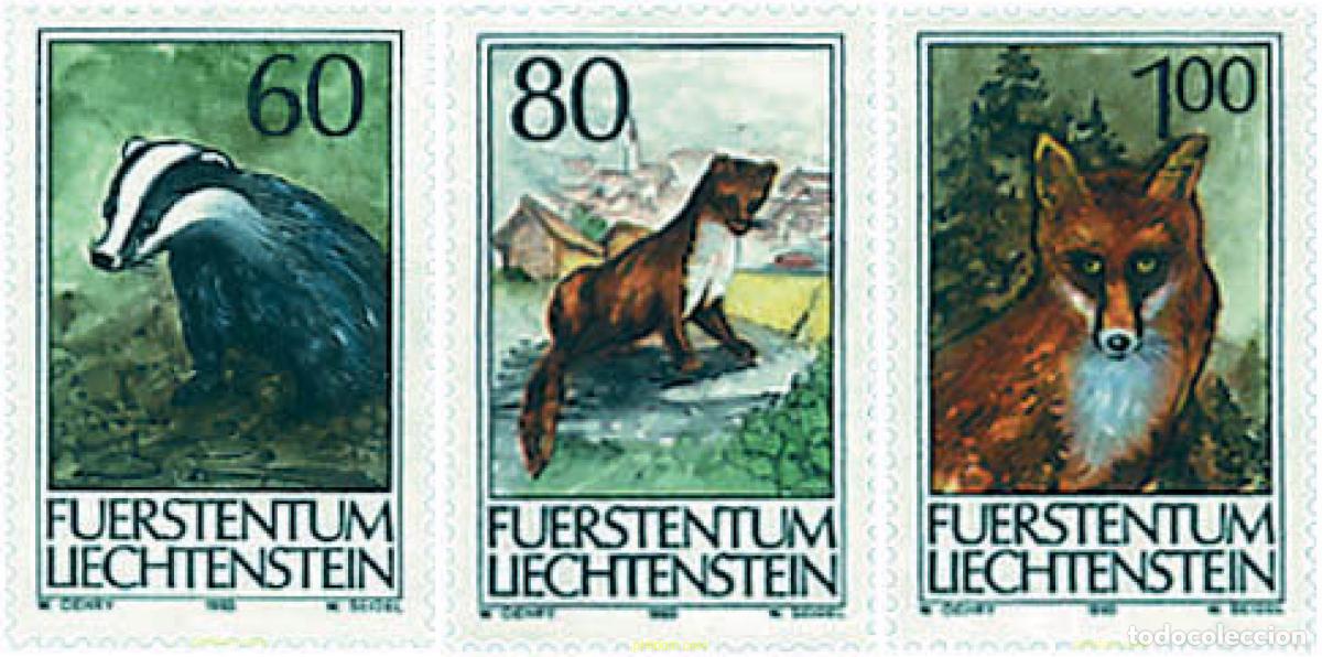 Sellos: 82924 MNH LIECHTENSTEIN 1993 FAUNA