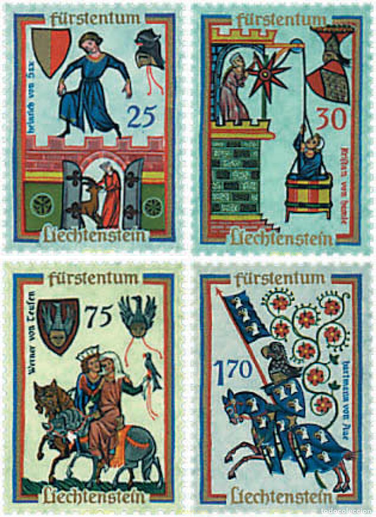 Sellos: 79558 MNH LIECHTENSTEIN 1963 LOS MINNESINGERS