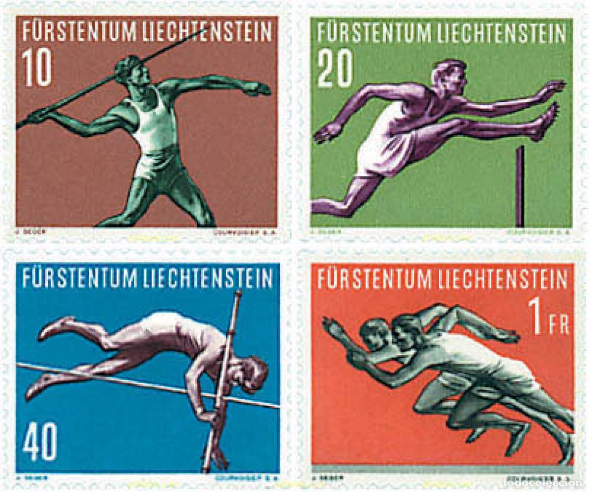 Briefmarken: 77561 MNH LIECHTENSTEIN 1956 DEPORTES