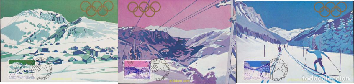 Sellos: 627287 MNH LIECHTENSTEIN 1979 13 JUEGOS OLIMPICOS INVIERNO LAKE PLACID 1980