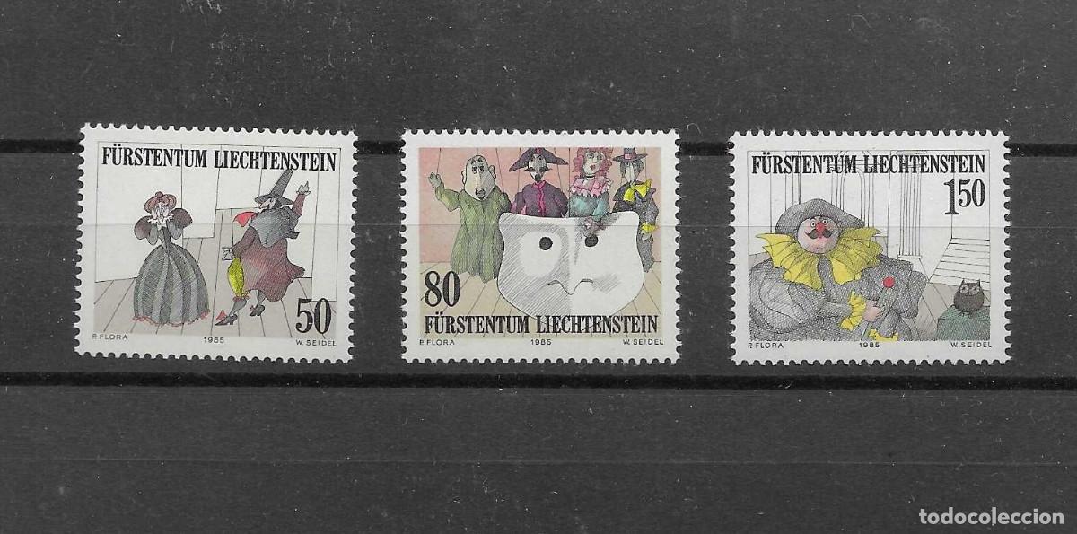Sellos: Serie completa nueva de Liechtenstein de 1985. Teatro