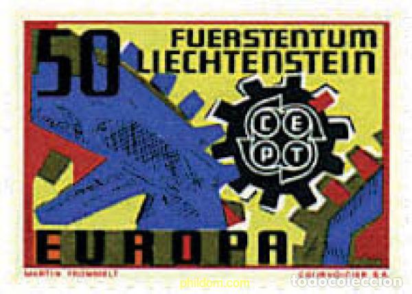 Sellos: 82963 MNH LIECHTENSTEIN 1967 EUROPA CEPT. ENGRANAJES