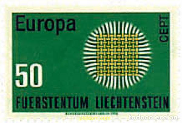 Sellos: 79987 MNH LIECHTENSTEIN 1970 EUROPA CEPT. SOL FLAMANTE