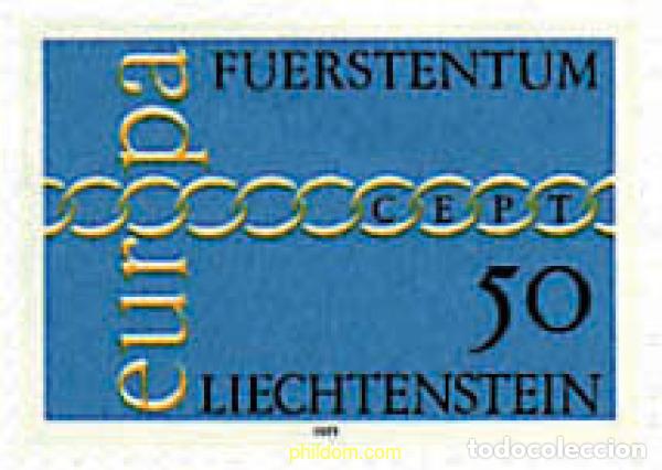 Sellos: 79989 MNH LIECHTENSTEIN 1971 EUROPA CEPT. FRATERNIDAD Y COOPERACION
