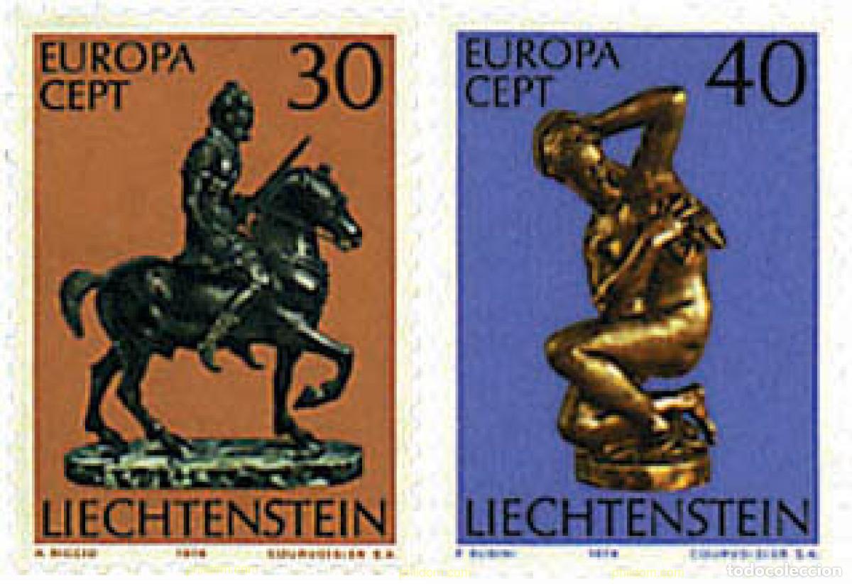 Sellos: 79994 MNH LIECHTENSTEIN 1974 EUROPA CEPT. ESCULTURAS