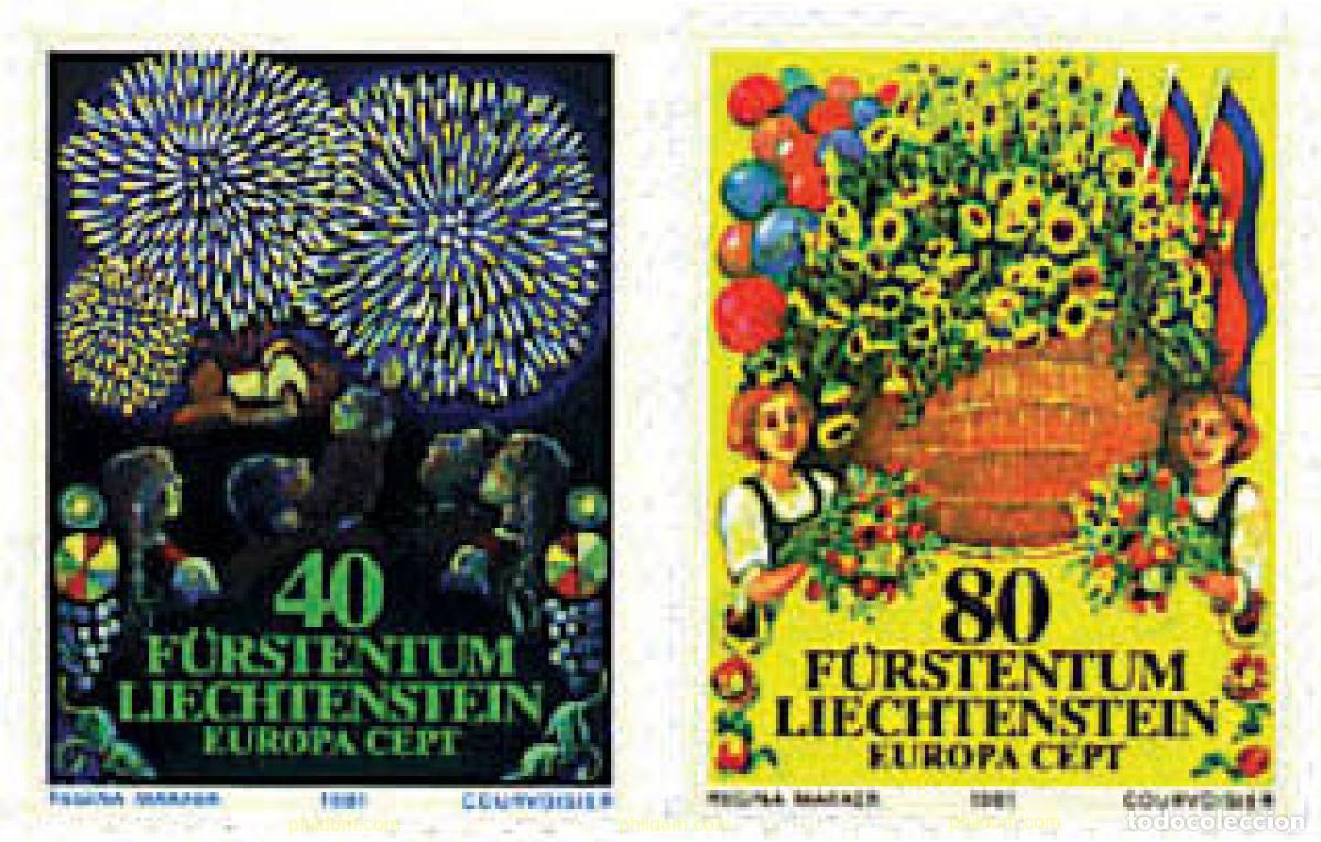 Sellos: 77719 MNH LIECHTENSTEIN 1981 EUROPA CEPT. FOLCLORE