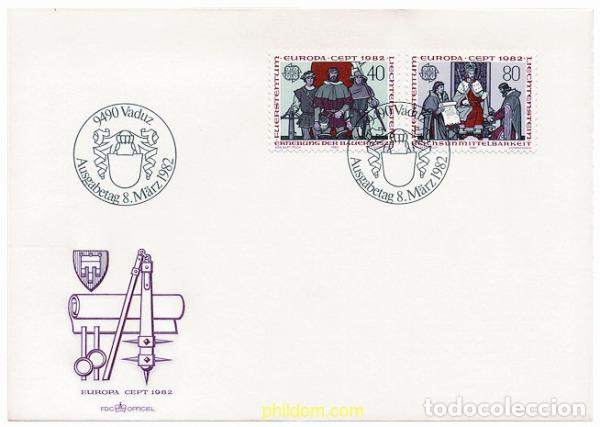 Sellos: 23437 MNH LIECHTENSTEIN 1982 EUROPA CEPT. HISTORIA