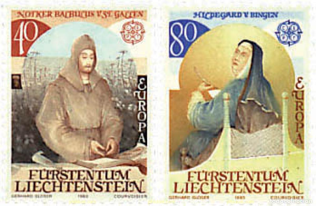 Sellos: 80011 MNH LIECHTENSTEIN 1983 EUROPA CEPT. GRANDES OBRAS DE LA HUMANIDAD