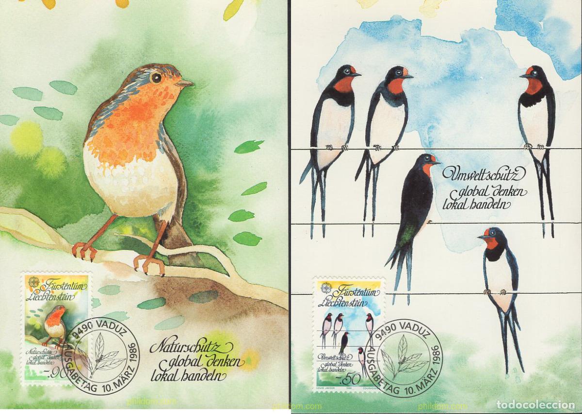 Sellos: 643933 MNH LIECHTENSTEIN 1986 EUROPA CEPT. PATRIMONIO ARTISTICO Y NATURAL